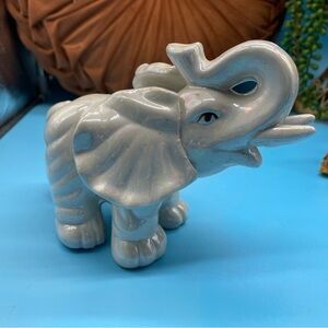 Luster Gray Elephant Figurine